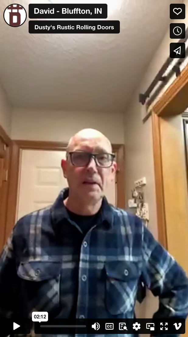 David - Bluffton, IN