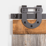 Leatherneck Double Bar Horseshoe Barn Door Hardware Kit
