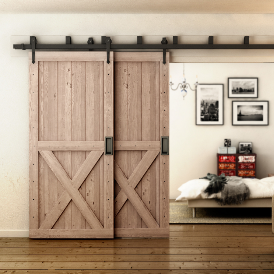 Bypass Barn Door Hardware Bypass Barn Doors Dusty's Rustic Rolling