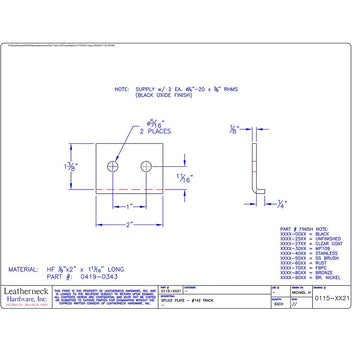 Leatherneck Hardware Track Splicer – Dusty's Rustic Rolling Doors