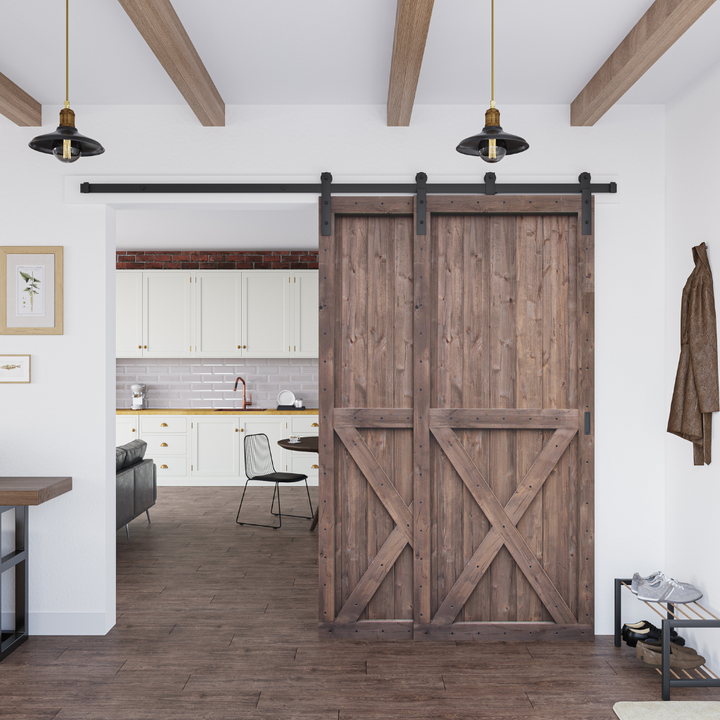 Bypass Barn Door Hardware | Bypass Barn Doors – Dusty's Rustic Rolling ...