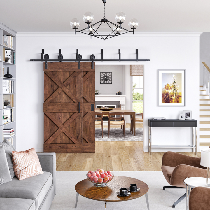 Bypass Barn Door Hardware Bypass Barn Doors Dusty's Rustic Rolling